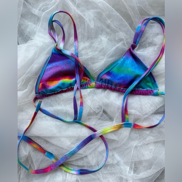 Strappy triangle bikini top - Picture 2 of 5